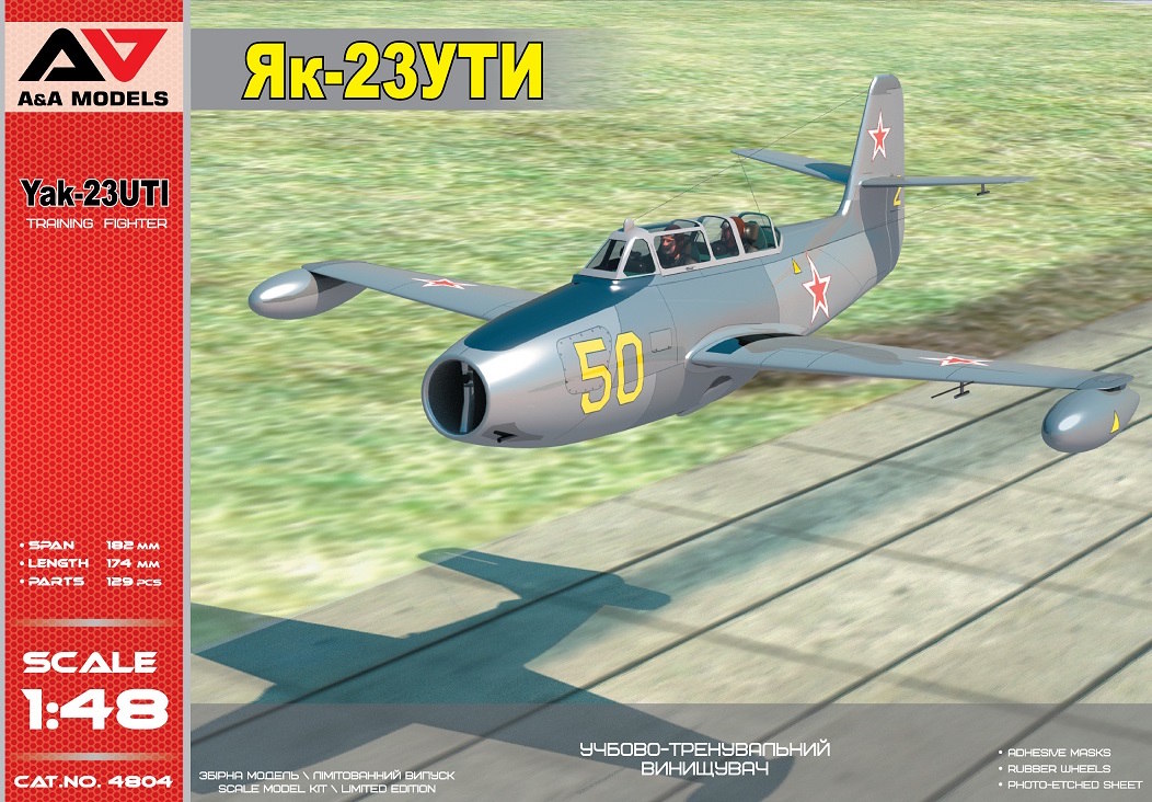 1/48 Yak-23 UTI Military trainer