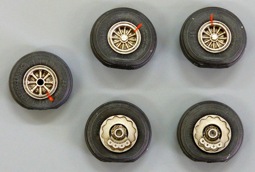 1/72 Wheels for DC-6/C-118