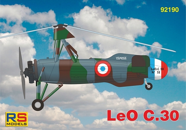 Plastikový model letadla 1/72 LeO C.30 4. decal v. for France, Poland, Germany