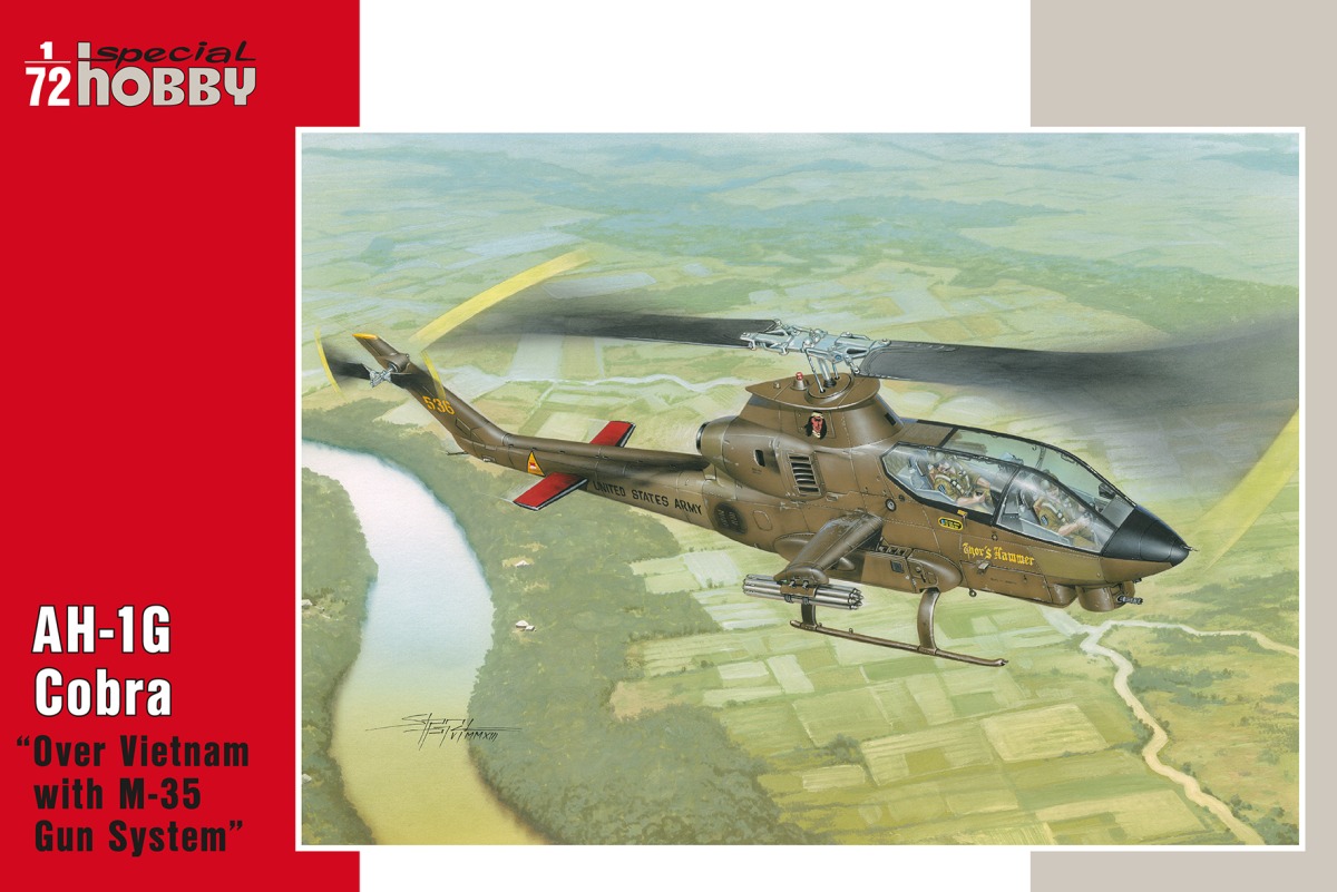 1/72 AH-1G Cobra Over Vietnam with M-35 Gun Syste