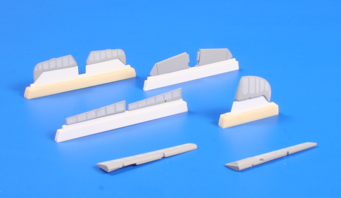 1/72 Bf 109E-7/Trop – Control Surfaces Set