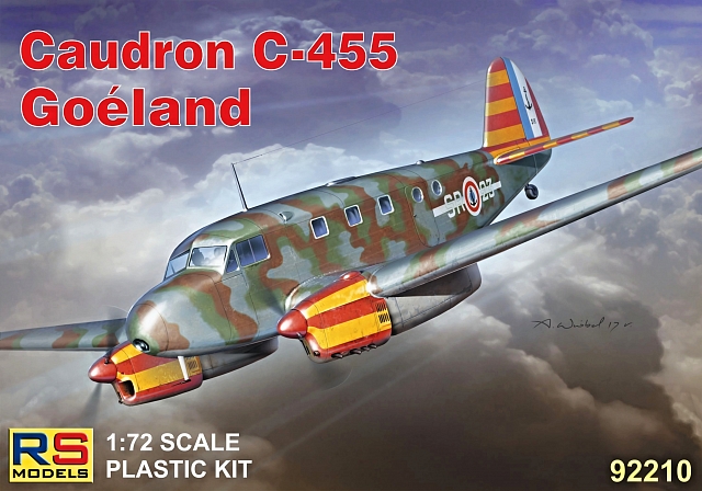 Plastikový model letadla 1/72 Caudron C-445 Goeland 4 decal v. for France