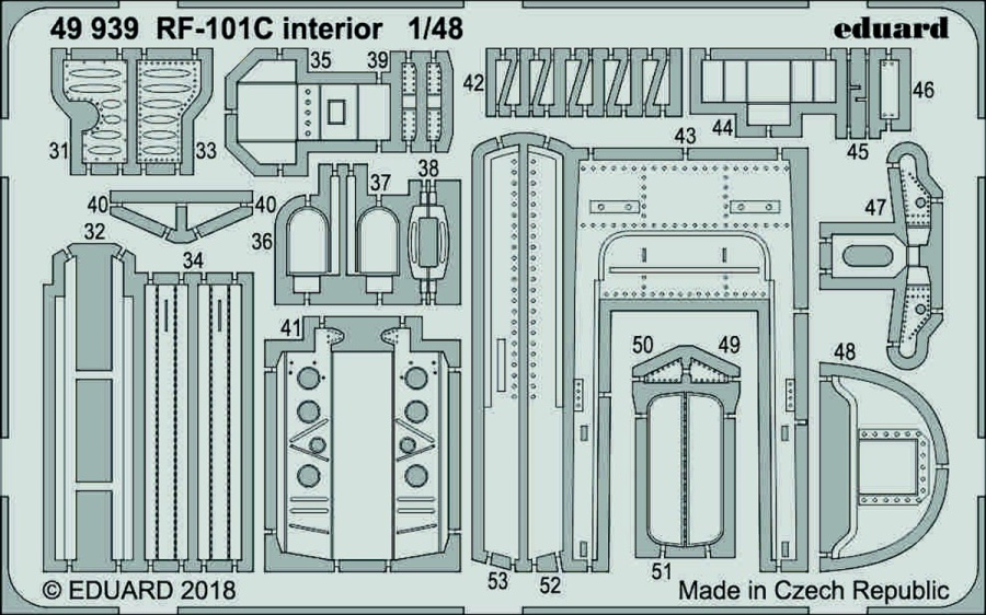 1/48 RF-101C interior for KITTY HAWK kit