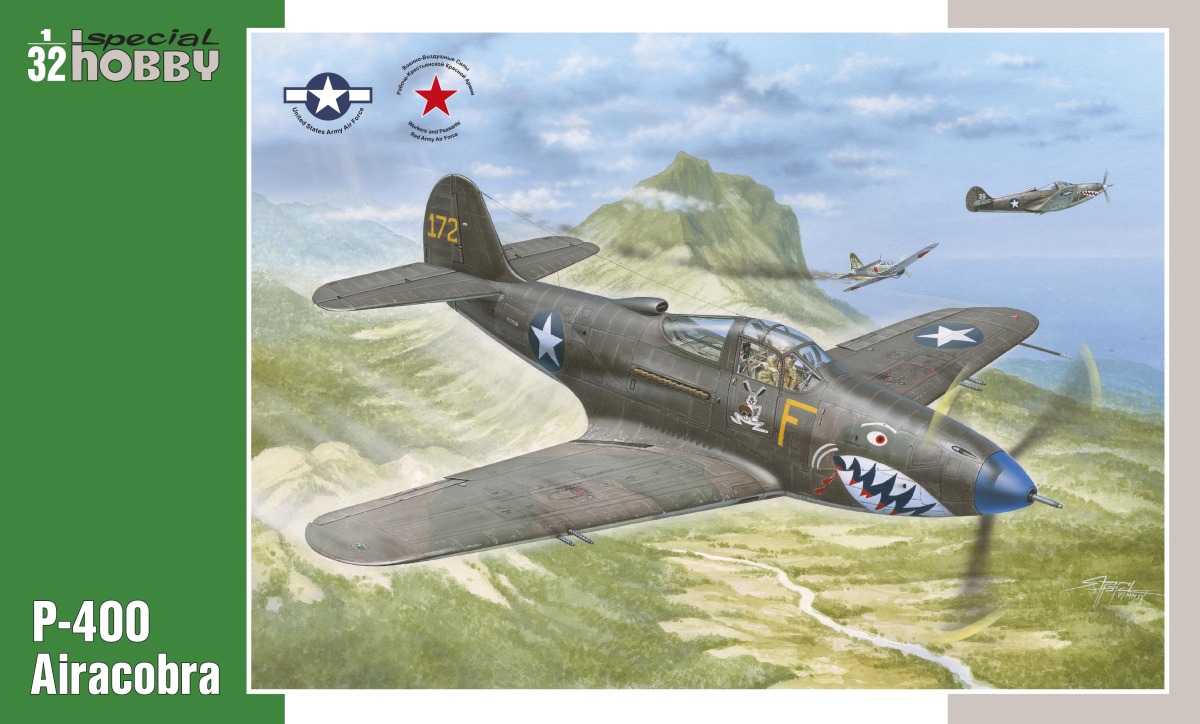 Plastikový model letadla 1/32 P-400 Airacobra