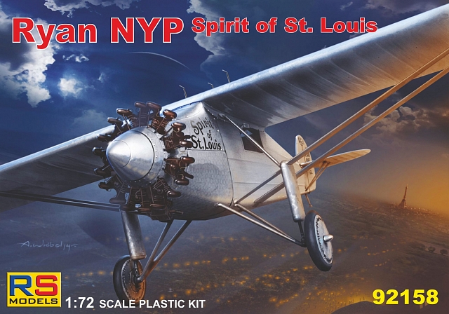 Plastikový model letadla 1/72 Ryan NYP "Spirit of St. Louis" 2 decal v. for USA, Japan