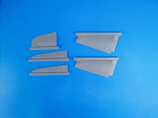 1/32 A6M5c Zero – Tail Control Surfaces for Hasega