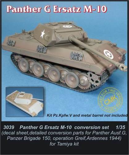 1/35 Panther G Ersatz M-10 - conversion set for T