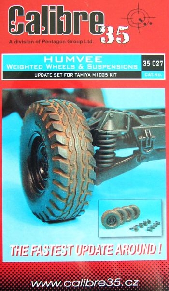 1/35 HUMVEE Wheels & Suspensions