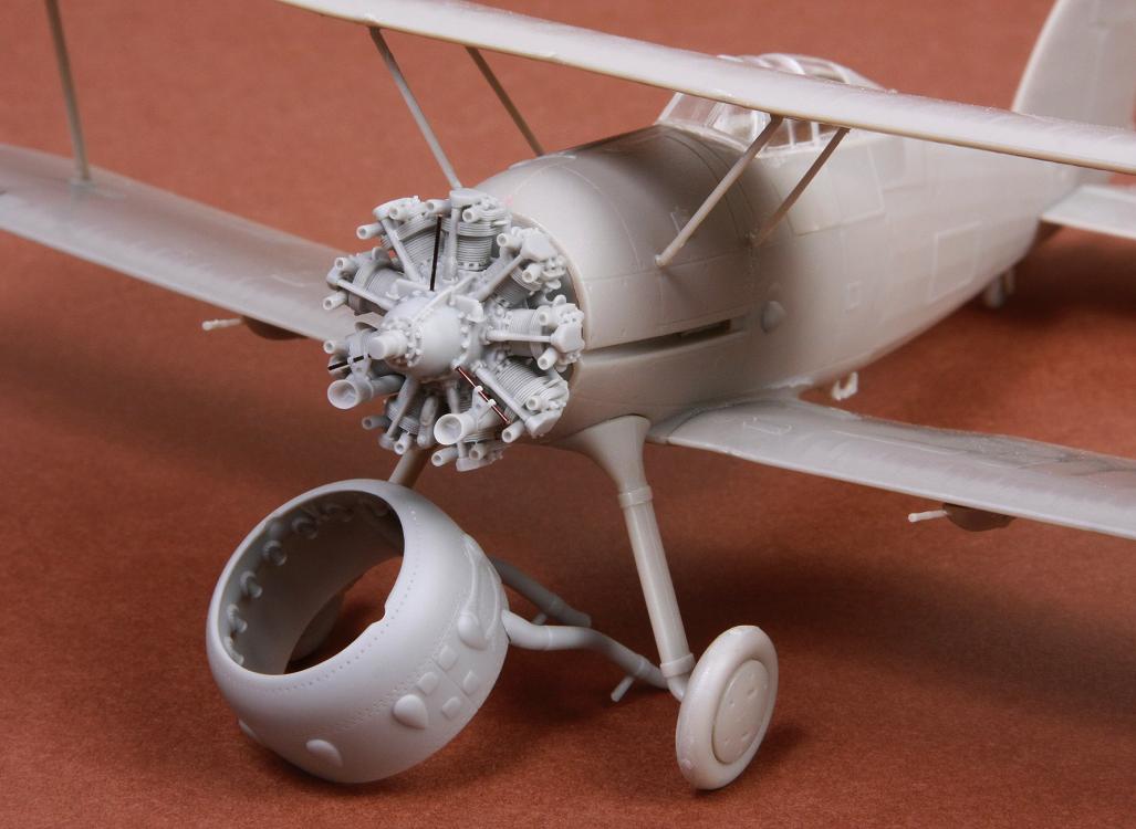 1/48 Gloster Gladiator engine & cowling set - Resin for Roden/Eduard