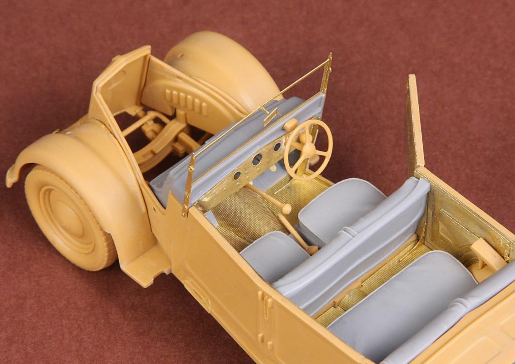 1/35 Fiat 508CM Coloniale interior set - Resin+PE for Italeri