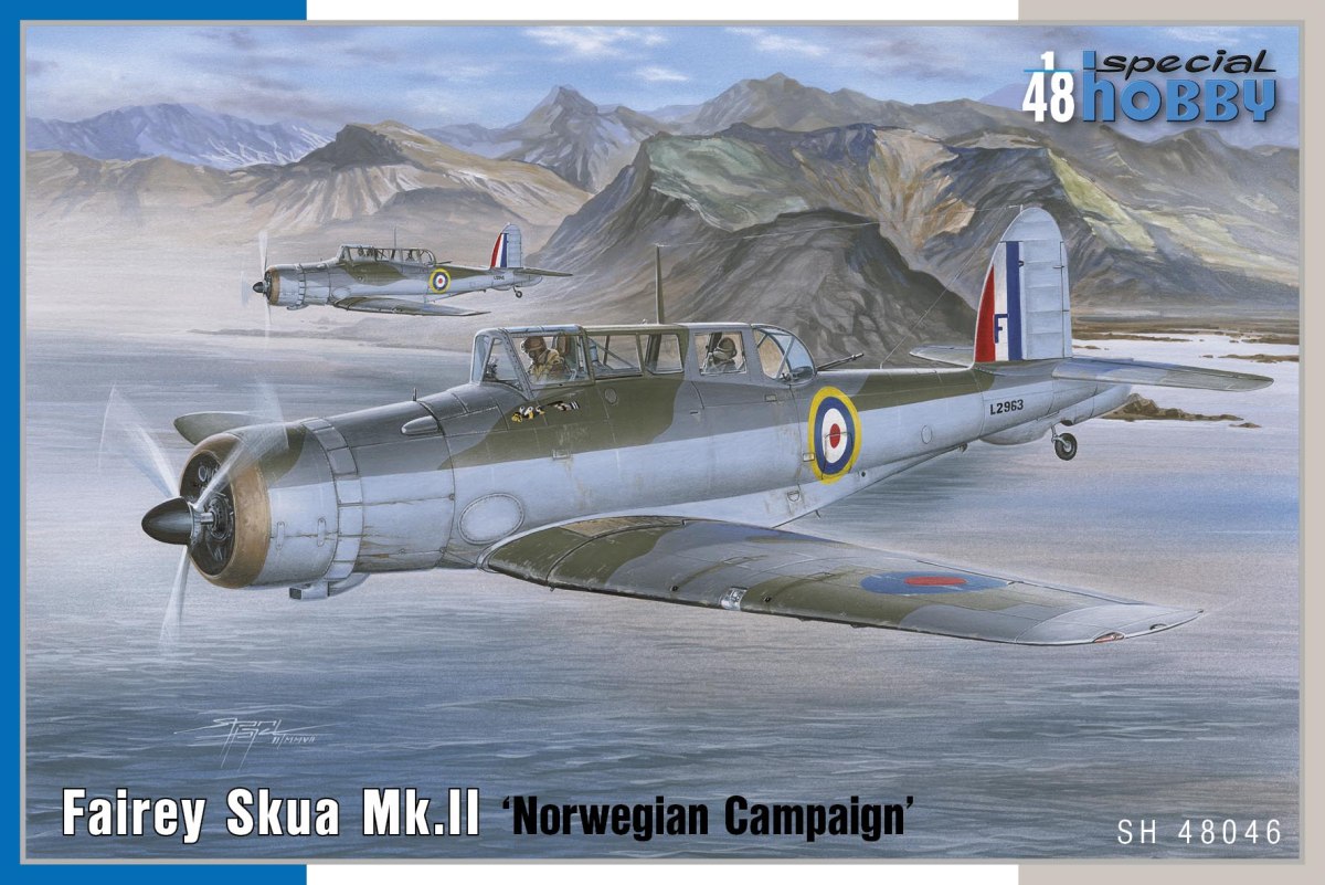 Plastikový model letadla 1/48 Blackburn Skua Mk.II