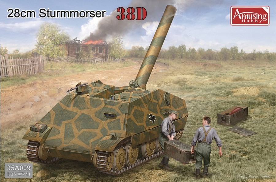 1/35 28cm Sturmmörser auf Panzer 38D