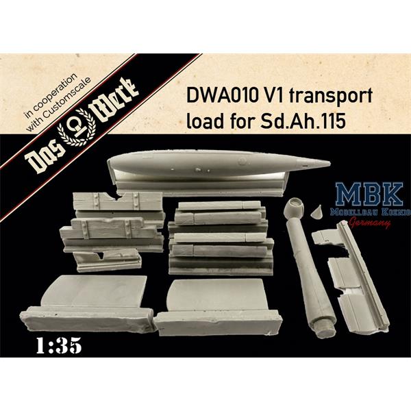 1/35 V-1 in transport for Sd.Ah.115 load