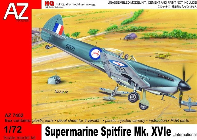 1/72 Supermarine Spitfire Mk.XVIe "International"