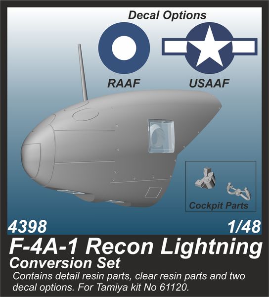 1/48 F-4A-1 Recon Lightning Conversion Set