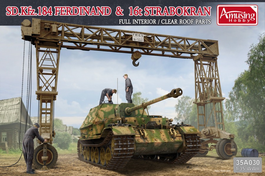 1/35 Sd.Kfz.184 Ferdinand & 16t Strabokran