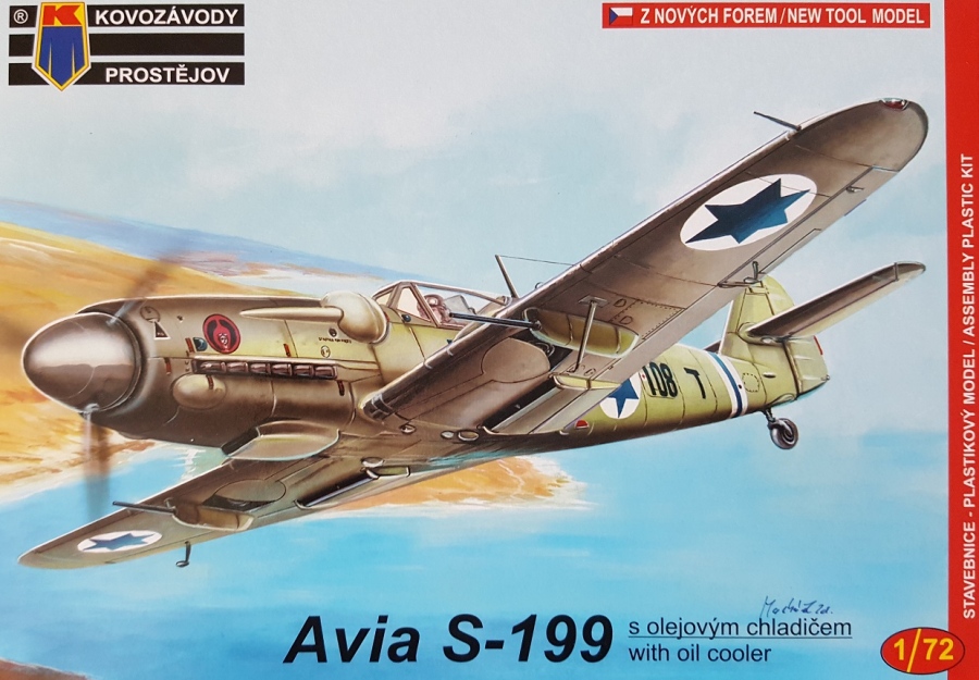 1/72 Avia S-199 s olejovým chladičem