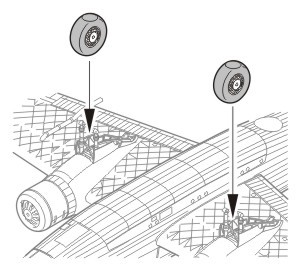 1/72 Wellington MkI/III/VII/X - wheels - for MPM