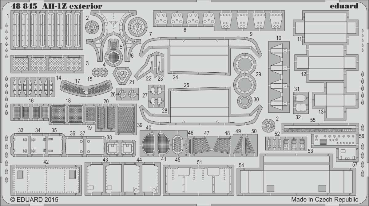 1/48 AH-1Z exterior for KITTY HAWK kit