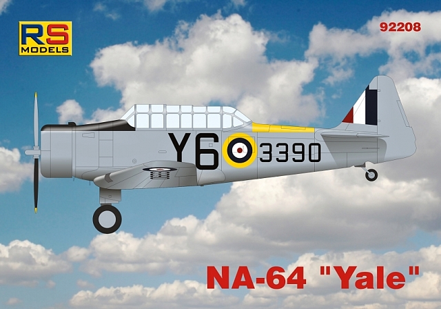 Plastikový model letadla 1/72 NA-64 "Yale" 4 decal v. for Canada