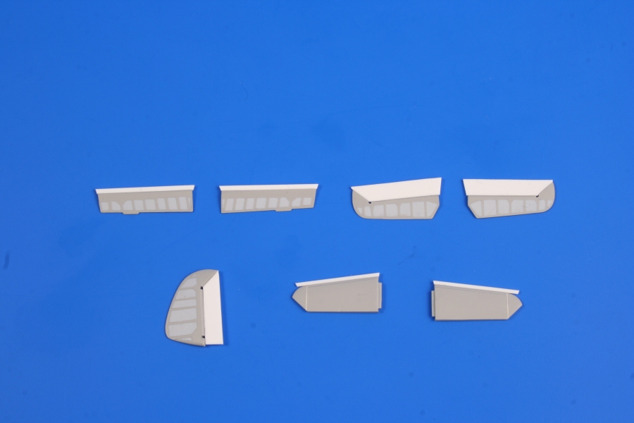 1/72 Bf 109G-6 - Control surfaces for Airfix kit