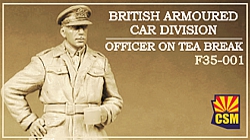 1/35 British Armoured Car Division Officer on Tea Break