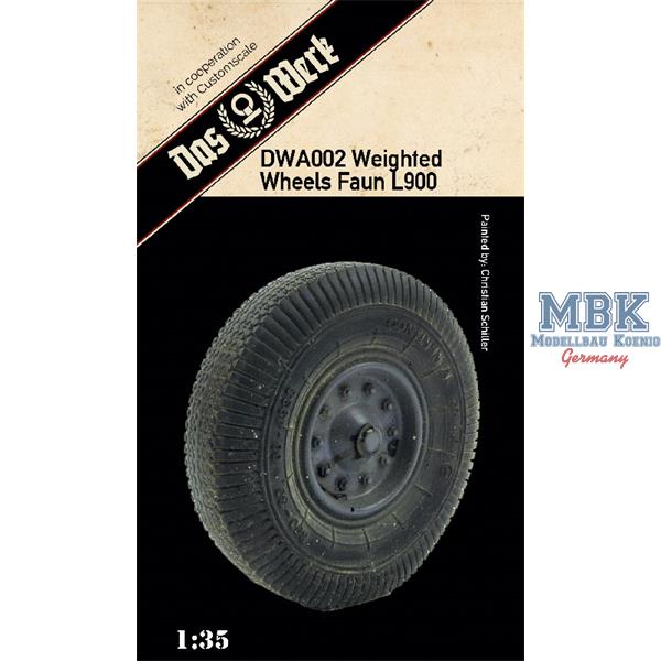 1/35 Weighted tires for Faun L900