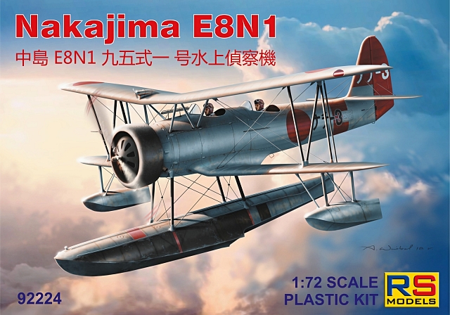 Plastikový model letadla 1/72 Nakajima E8N1 4 decal v. for Japan, Great Britain