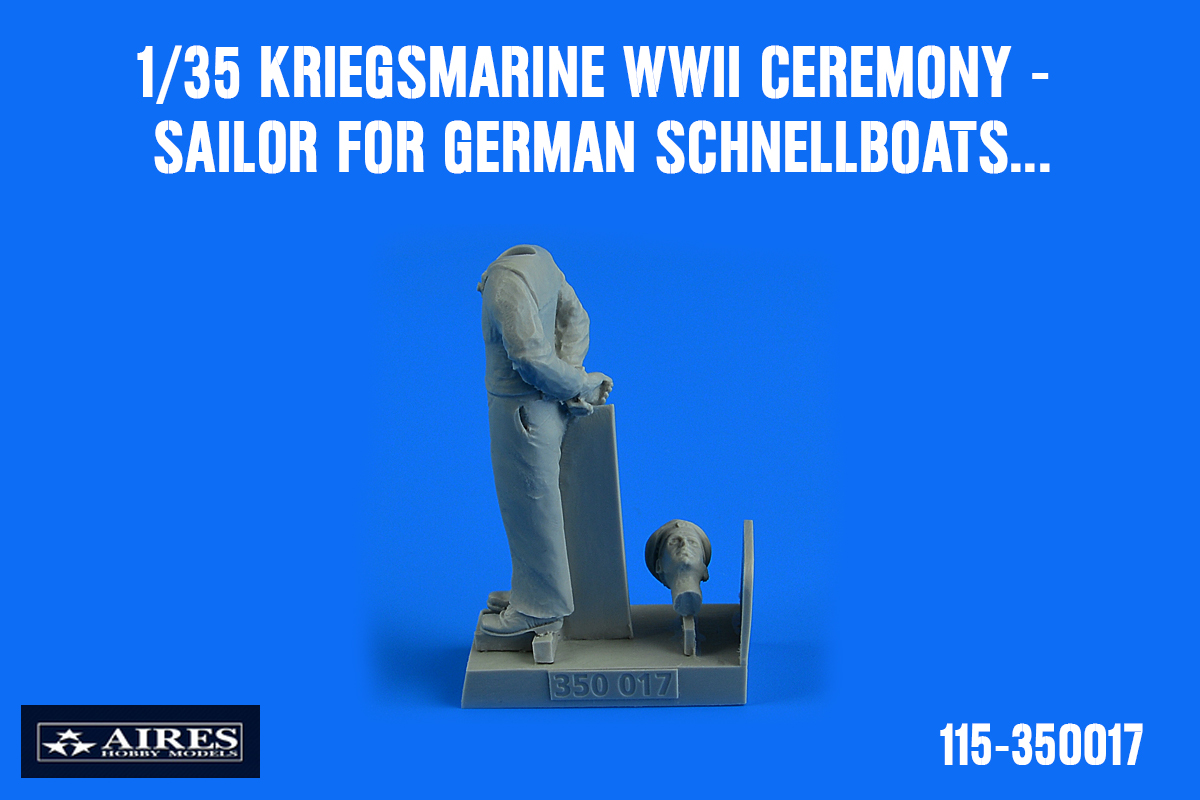 1/35 Kriegsmarine WWII Ceremony - Sailor for German schnellboats, German Human Torpedoes, German mid