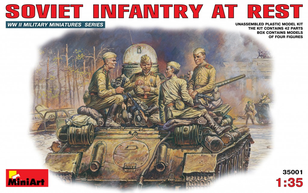 1/35 Soviet Infantry at Rest. 