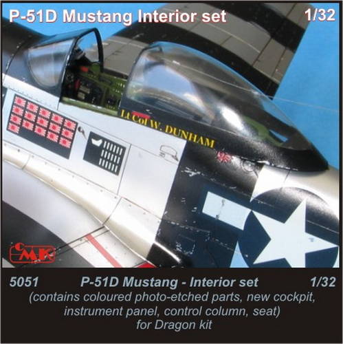 1/32 P-51 Mustang-interior set for Drag.