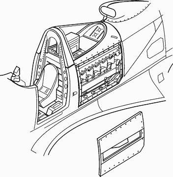 1/48 P-39Q - engine set for EDU (Allison V-1710)