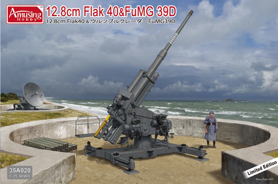 1/35 12,8cm Flak40 with FuMG 39D