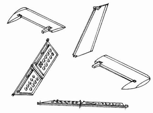 1/48 BAC Lightning - control surfaces set for AIR