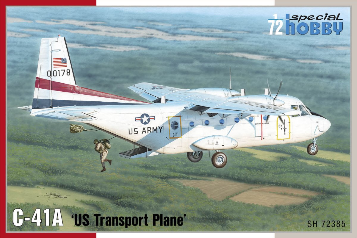 Plastikový model letadla 1/72 C-41A  US Transport Plane