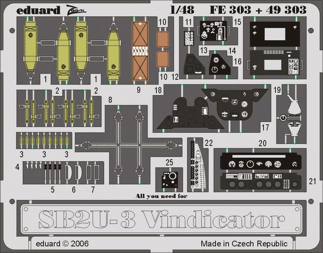 1/48 SB2U-3 for ACCURATE MINIATURES kit