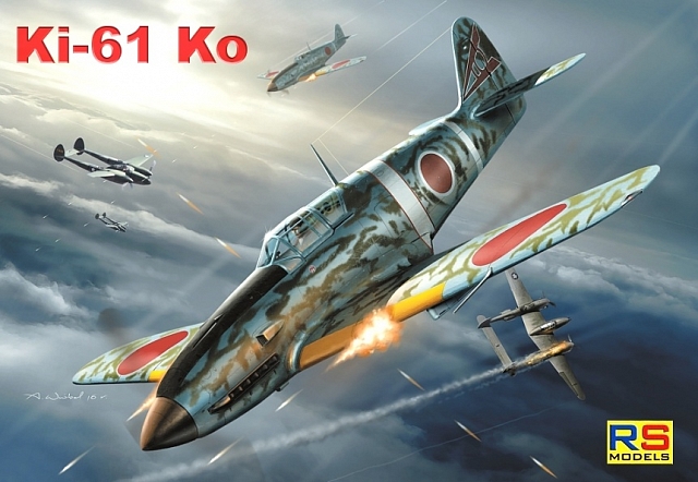 Plastikový model letadla 1/72 Ki-61 I Ko 3 decal v. for Japan