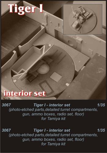 1/35 Tiger I - interior set for TAM