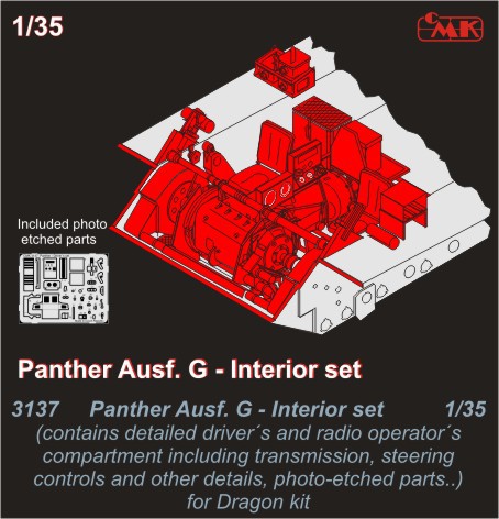 1/35 Panther Ausf.G Drivers set for Drag.kit