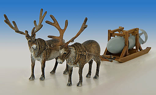 1/48 Reindeer-team with german bomb