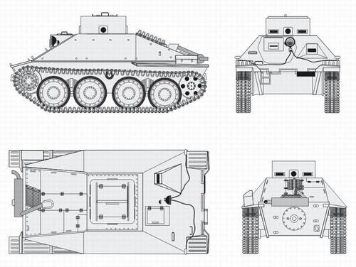 1/48 Jagdpanzer 38 Hetzer School version Converson