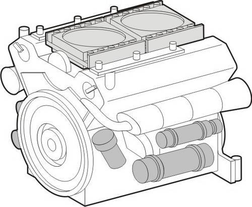 1/72 Ger.Engine Maybach for Panther Ausf A/D REV