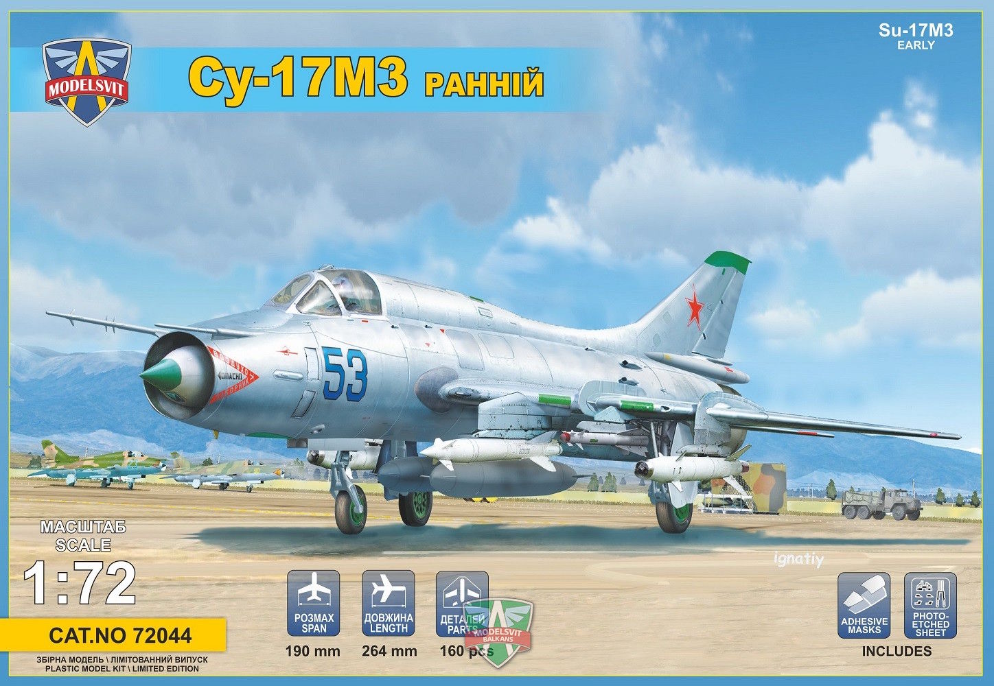 1/72 Su-17M3 "Early prod." advanced fighter 