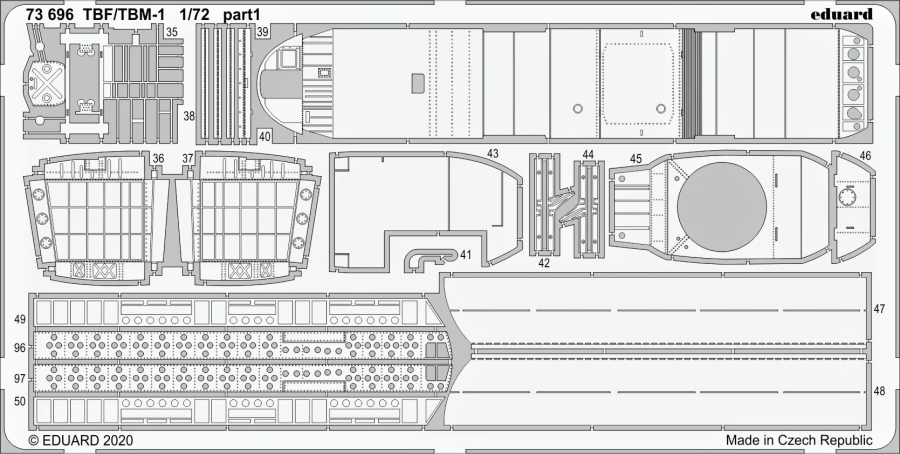 1/72 TBF/TBM-1 Avenger for HASEGAWA kit