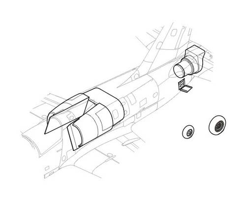 1/48 L-39C - air intake set for MPM