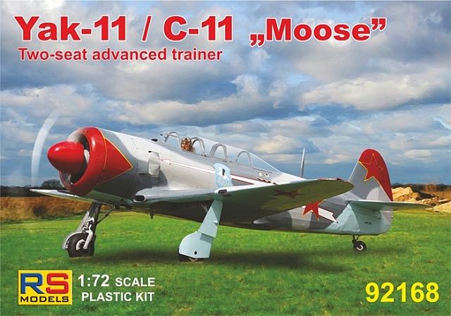 Plastikový model letadla 1/72 Yak-11 / C-11 "Moose" 4 decal v. for War birds