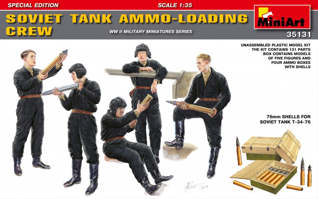 1/35 Soviet Tank Ammo-Loading Crew Set. Special Edition