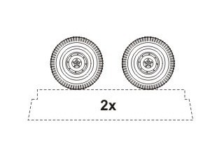 1/72 Ford GPA - wheels for ACA