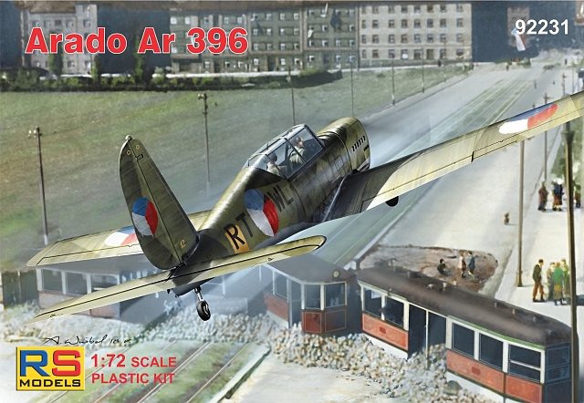 Plastikový model letadla 1/72 Arado Ar 396 3 decal v. for Czechoslovakia, Luftwaffe