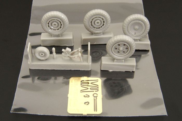 1/48 Wheels for Fw190 EARLY -LATE resin accessories